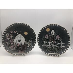 Country joy collectible Limited Edition by Joy Lomenick Birdhouse Deco Plate